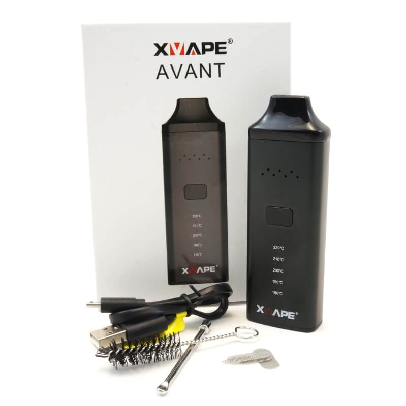 X-Vape Avant Dry Herbs Vaporizer Schwarz  Hanf Mann CBD Shop