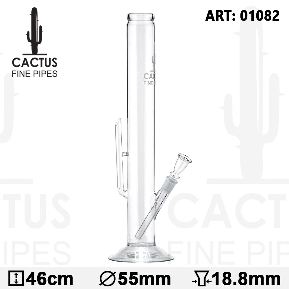 Cactus | Glass Bong - H:46cm - Ø:55mm - Socket:18.8mm