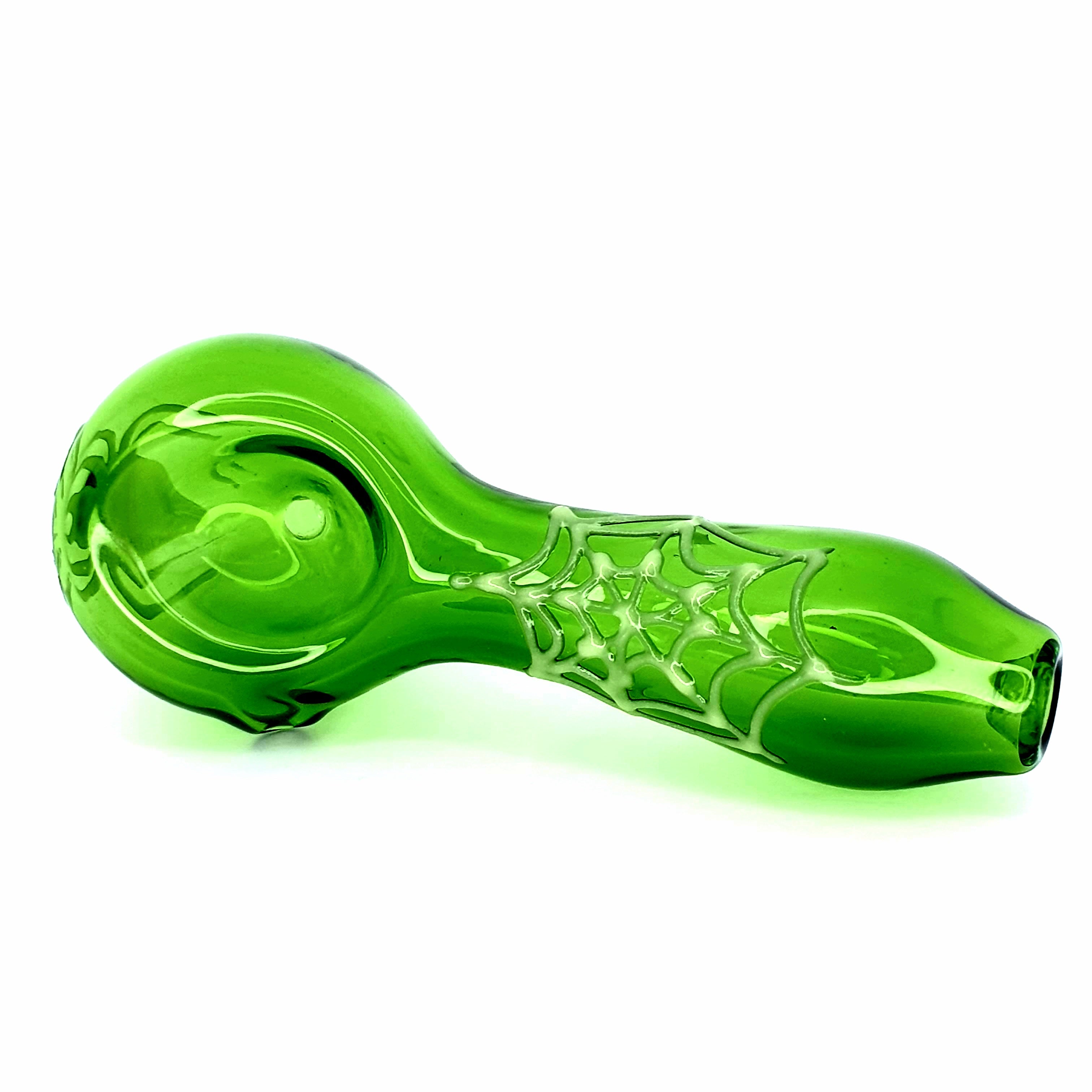 Glass Pipe  *Glow in The Dark * Design 3