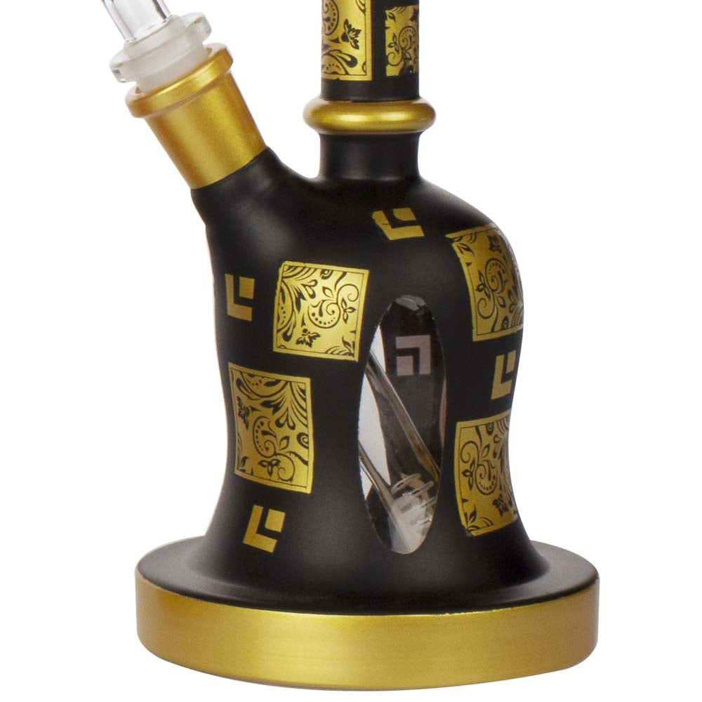 Amsterdam | Limited Edition Mixed Golden Round Base Bongs - H:22cm - SG:14.5mm