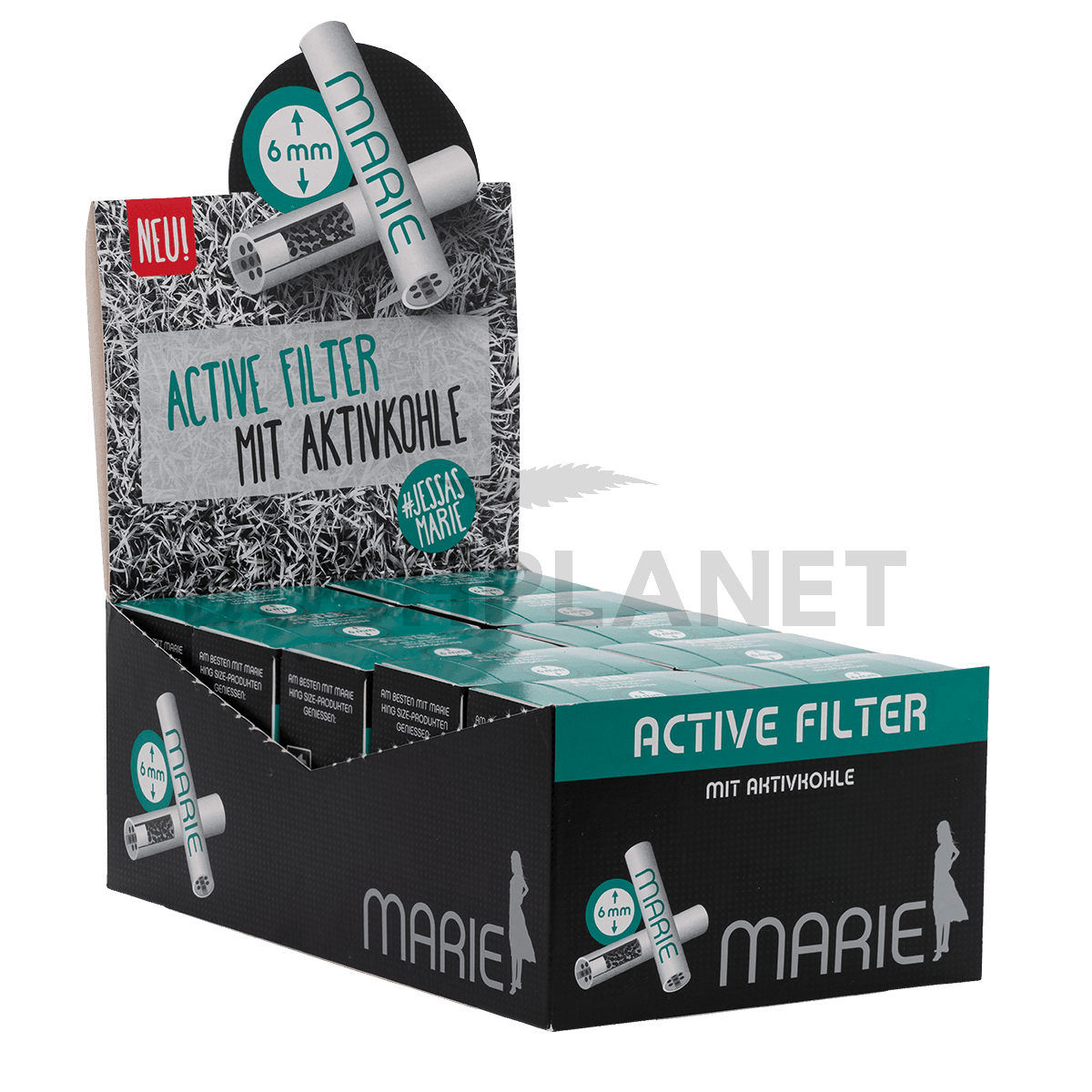 Marie Slim Aktivkohlefilter 6mm/34 st