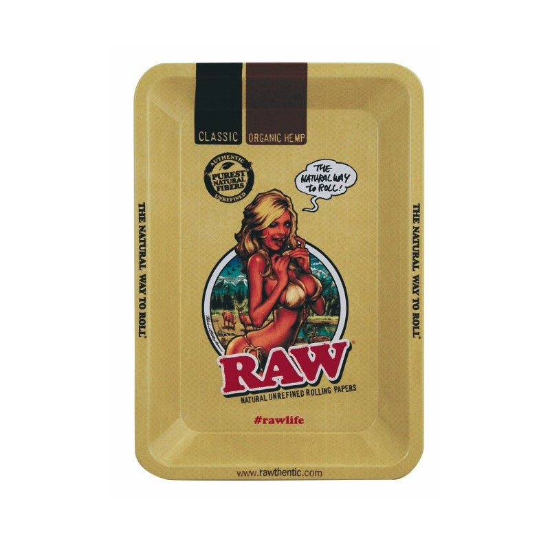 RAW METAL TRAY MINI GIRL 18X12,5CM
