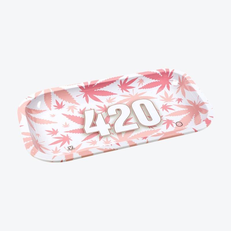 V-SYNDICATE 420 PINK ROLLING TRAY 27X16CM