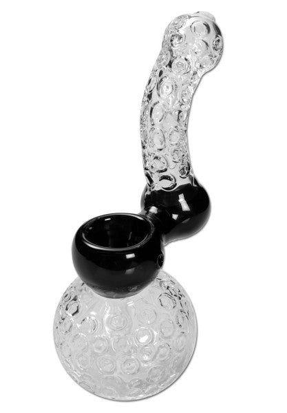Crystal Bubbler Glaspfeife blau