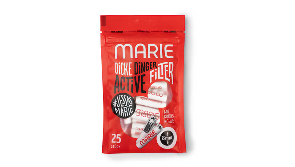 MARIE Active Filter mit Aktivkohle 8MM