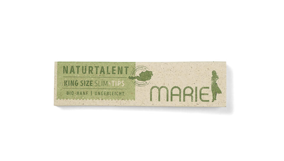 MARIE Naturtalent King Size Slim + Tips