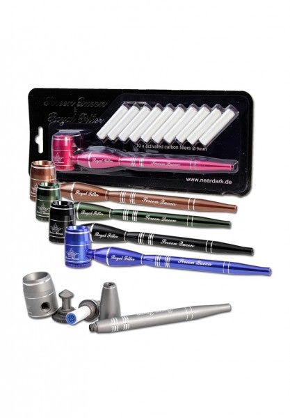 Screen Queen Pfeife mit Royal Filter Adapter Rosegold