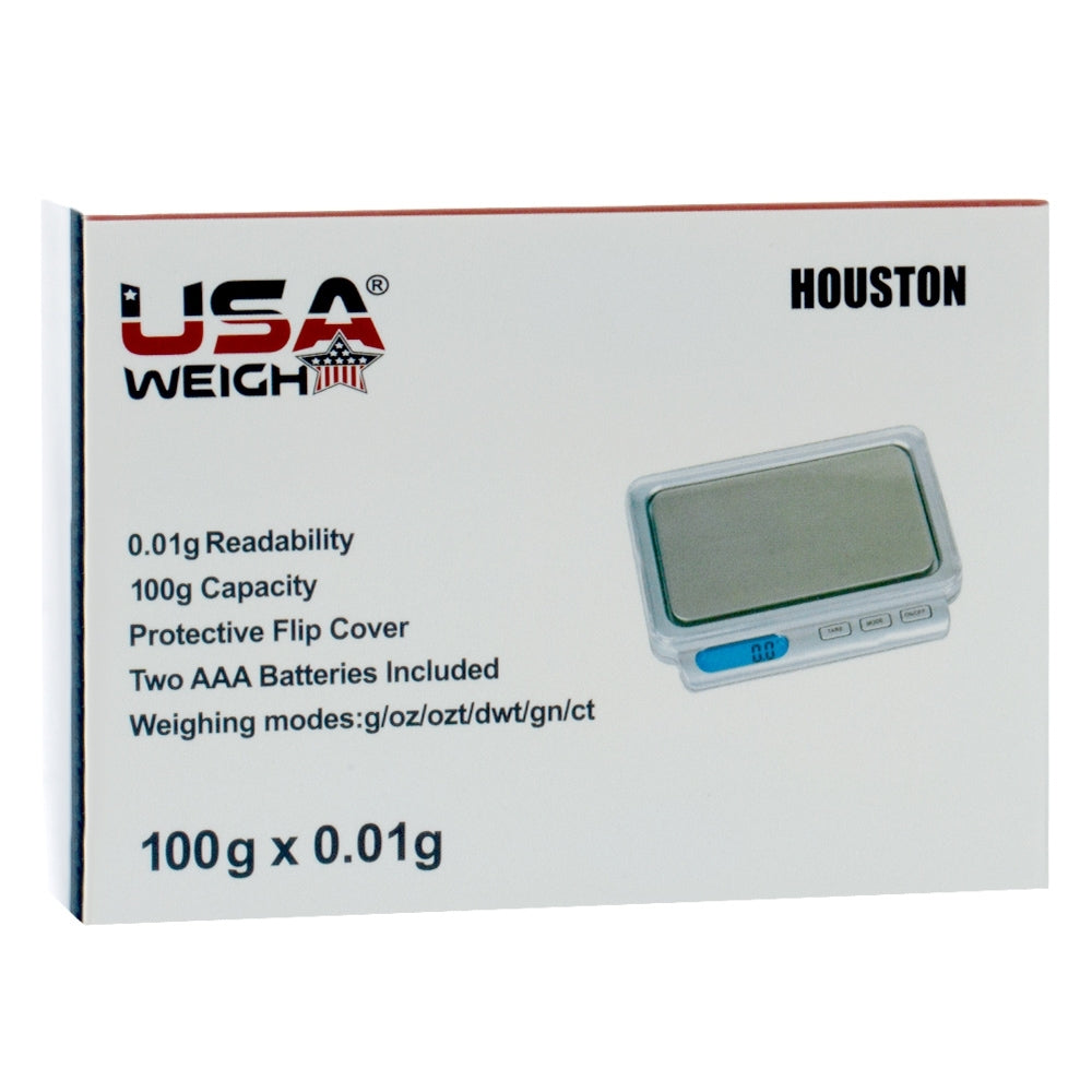USA Gewicht | Houston Digitalwaage 100g x 0,01 Gramm