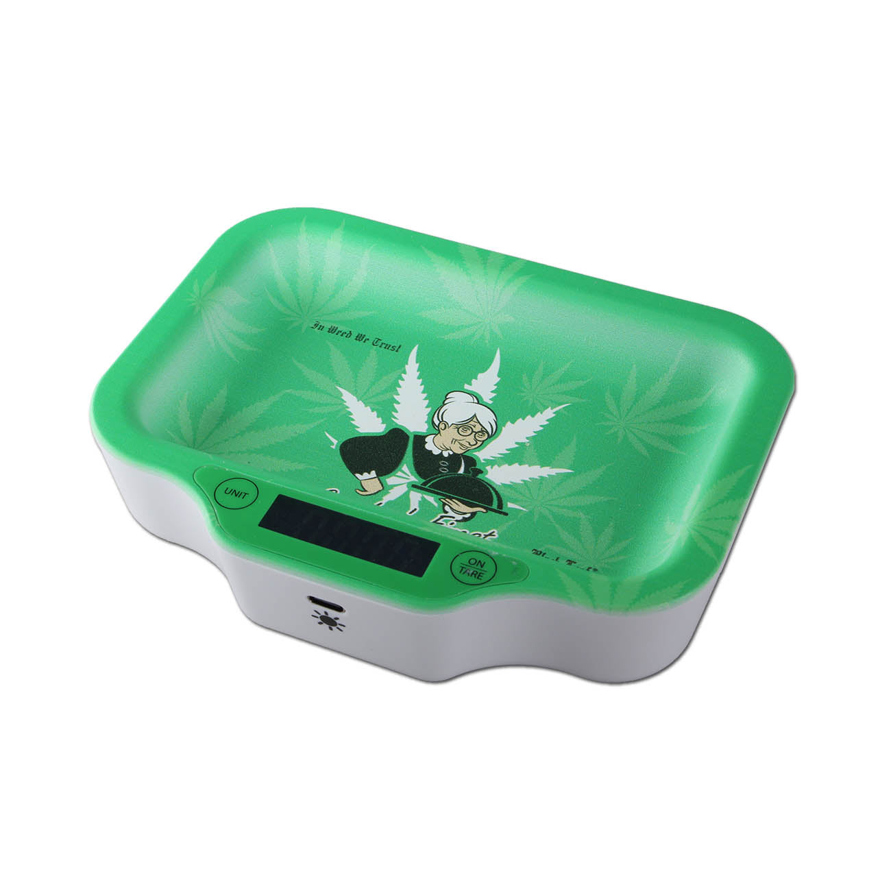 Black Leaf Digitalwaage mit Licht GRANDMA 0,01-200g