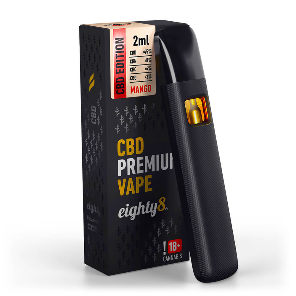 Eighty8 Mango 45% CBD Vape 2ml