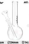 Micro | Bouncer Glass Bong-H:16cm-Ø:24mm-Socket:14.5mm