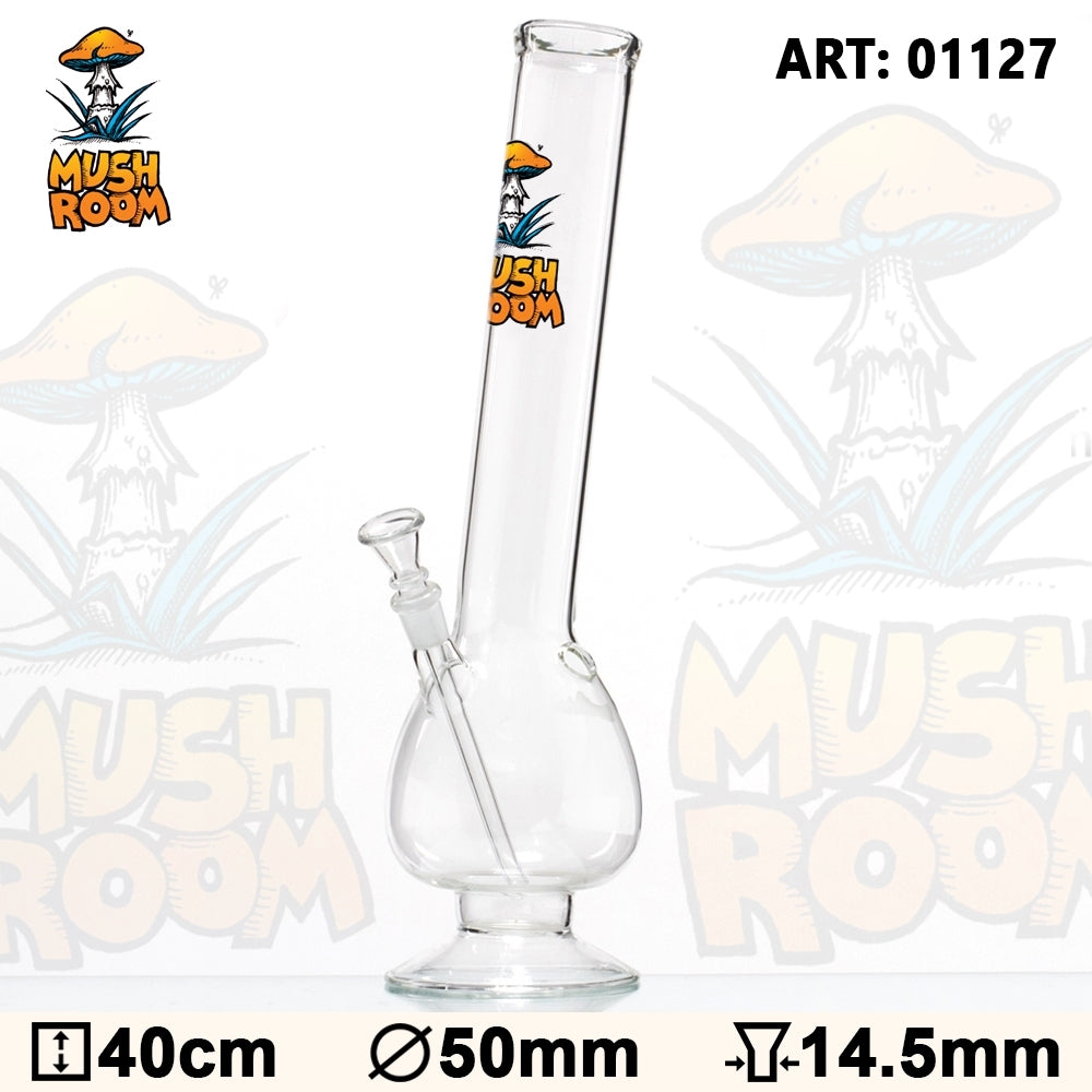 Mushroom | Bouncer Hangover Glass Bong- H:40cm - Ø:50mm - Socket:14.5mm