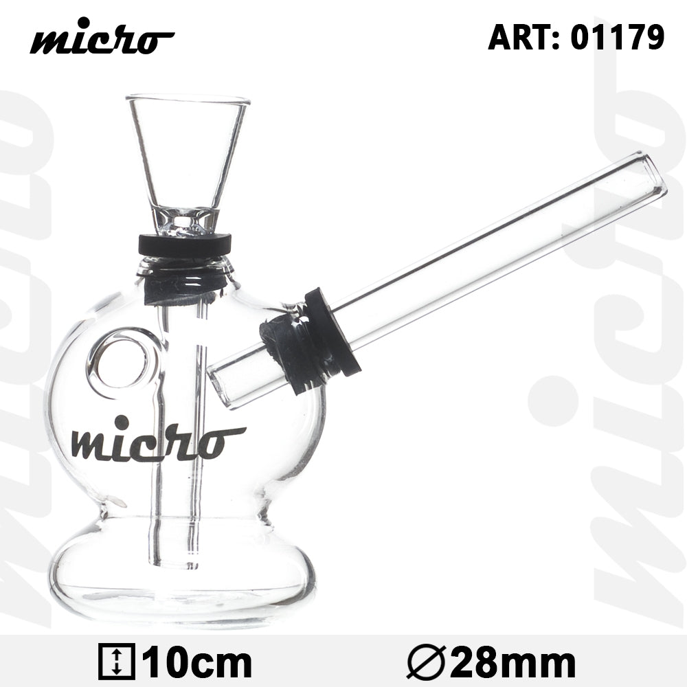 Micro | Glass Bong - H:10cm