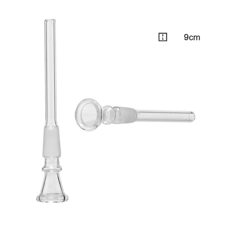 Glass Chillum Socket:14.5mm- small hole- L:9cm