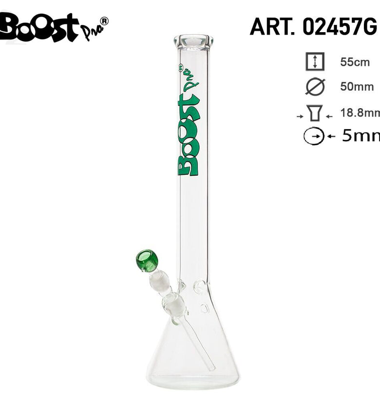 Boost Pro Beaker Glass Bong H:55cm Ø:50mm WT:5mm