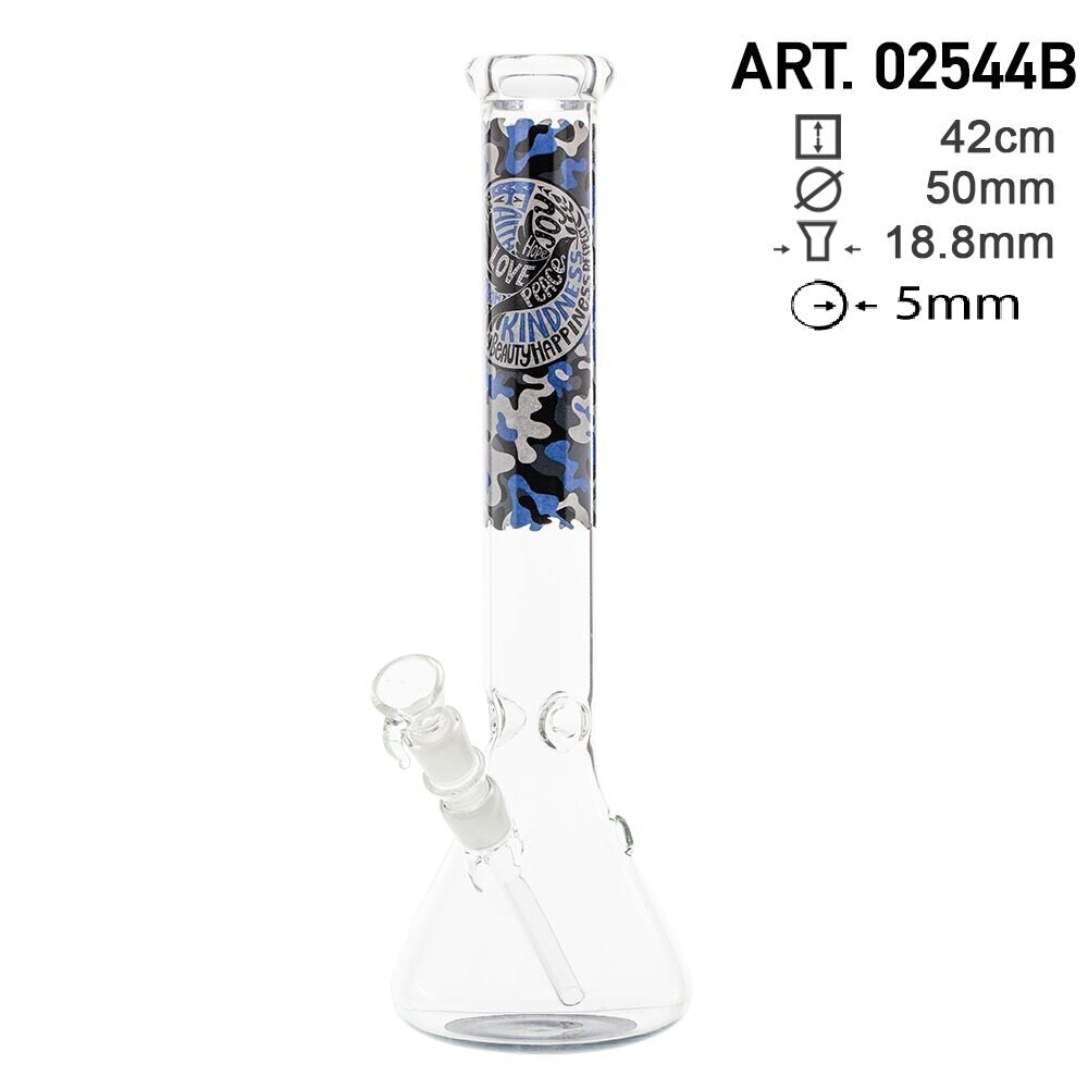 Boost | Bong Glass - H: 42cm Ø: 50mm SG: 18.8mm