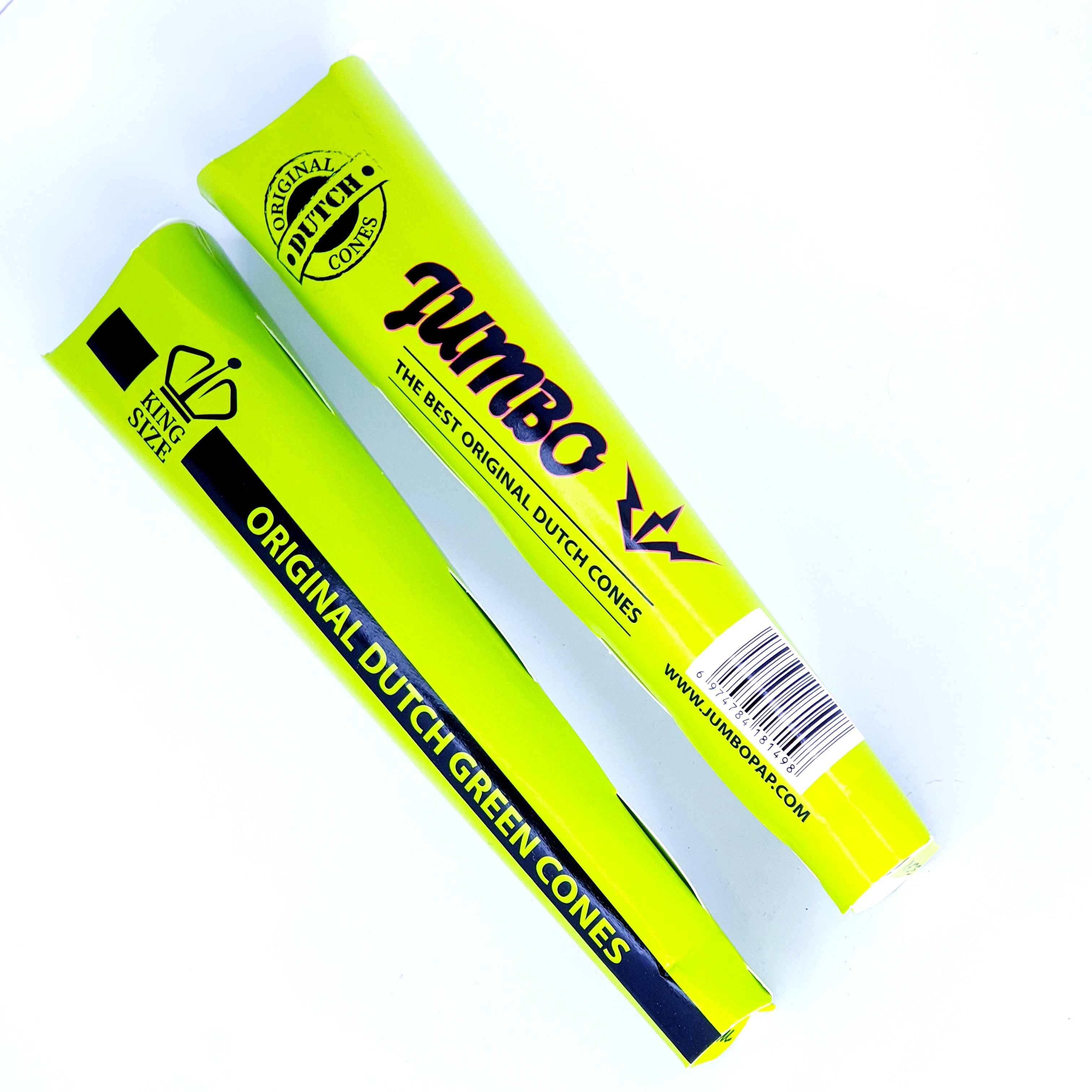 Jumbo King Size Green Cones 3 Cones Per Pack