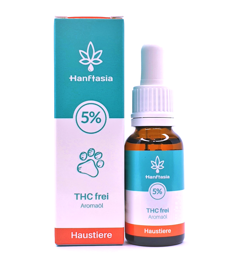 Haustiere CBD Öl - Hanftasia®  5% / 20ML