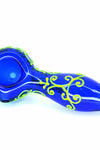 Glass Pipe  *Glow in The Dark * Design 2