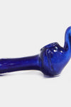 Blue elephant glass pipe 2