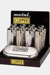 Clipper Silber Metallfeuerzeuge + Geschenkbox