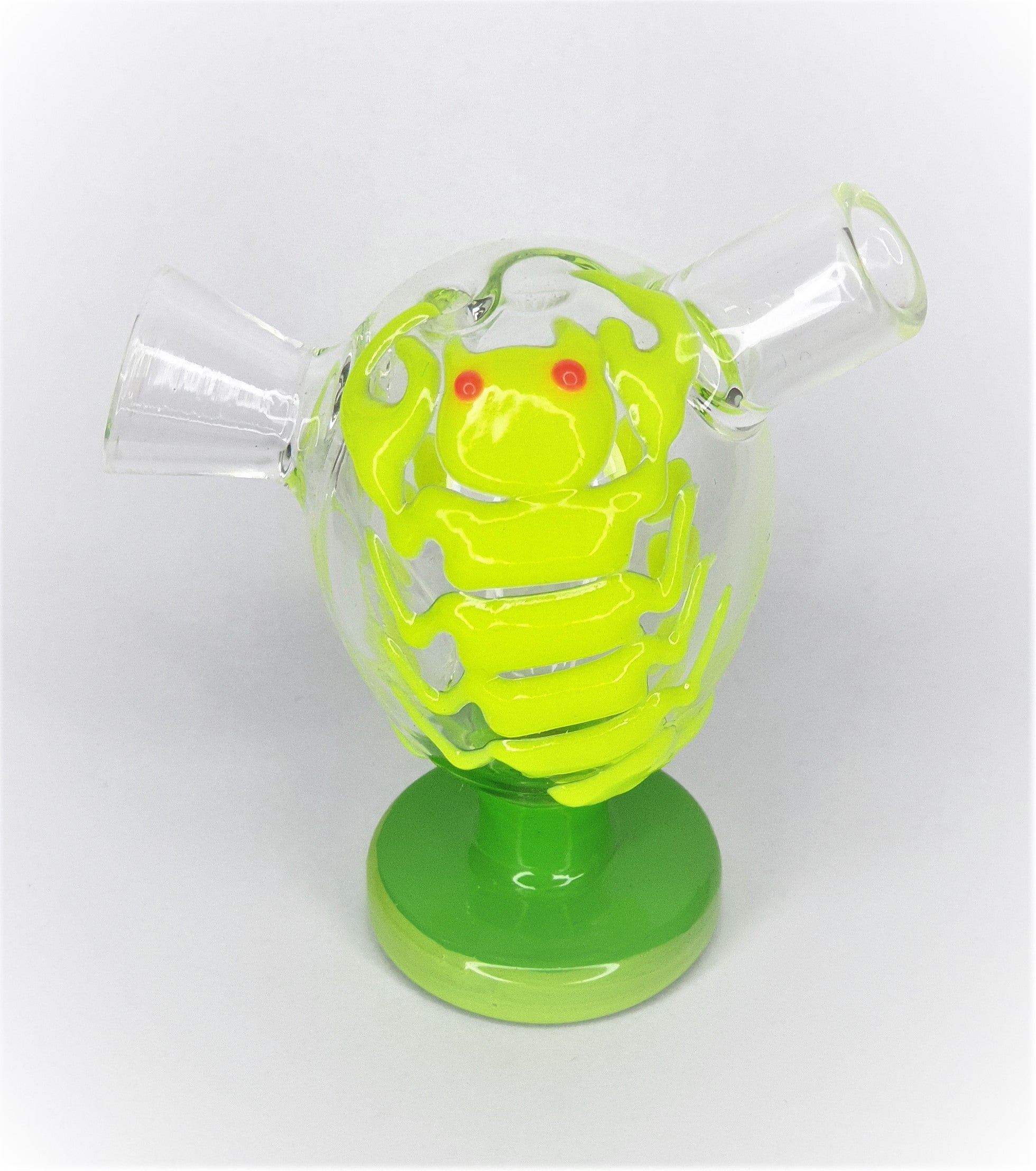Glow in Dark Scorpion Glass Hand pipe