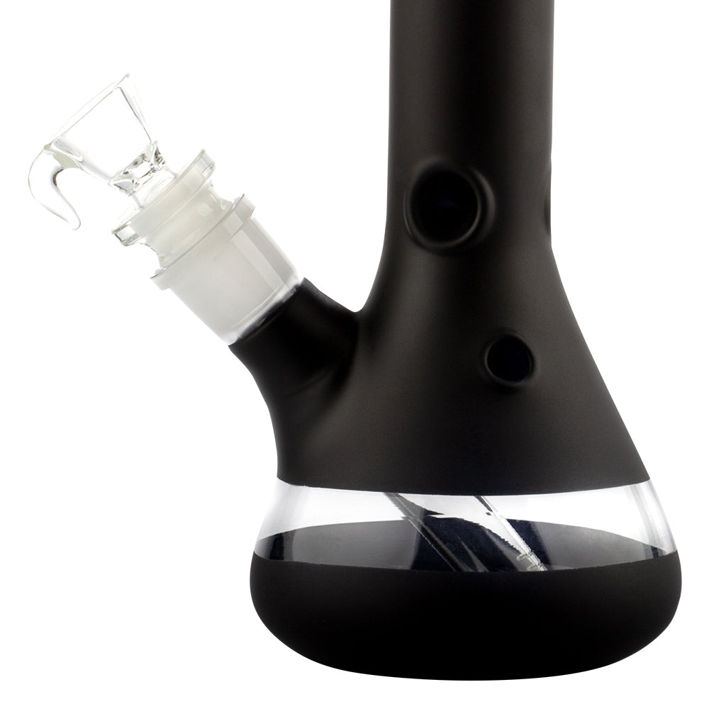 Boost Pro | Beaker Glass Bong Black H:45cm - Ø:50mm - SG:29.2mm