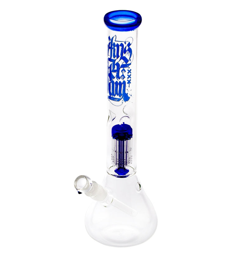 Amsterdam | Bong Glass with 8 tree arm percolator - H: 40cm Ø:50mm S: 18.8mm