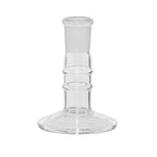 Bowl Holder Display - H: 9cm Glass slide stand with 1 holder fits on any 18.8 mm male joint