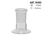 Stand Slide Holder - H:4,5cm Glass slide stand with 1 holder fits on any 18.8 mm male joint
