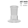 Stand Slide Holder - H:4,5cm Glass slide stand with 1 holder fits on any 18.8 mm male joint