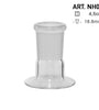 Stand Slide Holder - H:4,5cm Glass slide stand with 1 holder fits on any 18.8 mm male joint