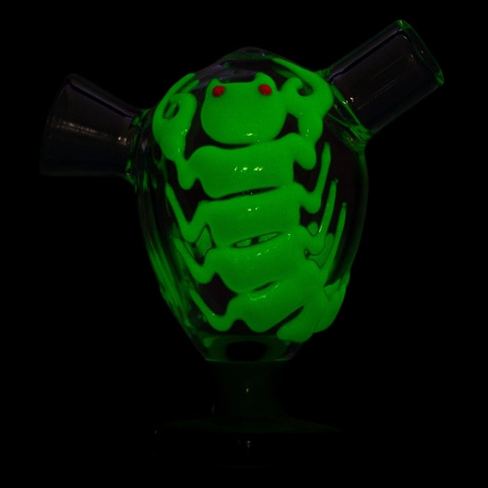 Glow in Dark Scorpion Glass Hand pipe