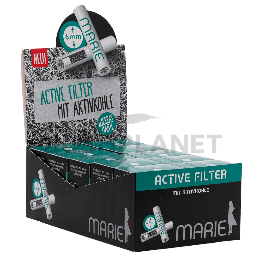 Marie Slim Aktivkohlefilter 6mm/34 st