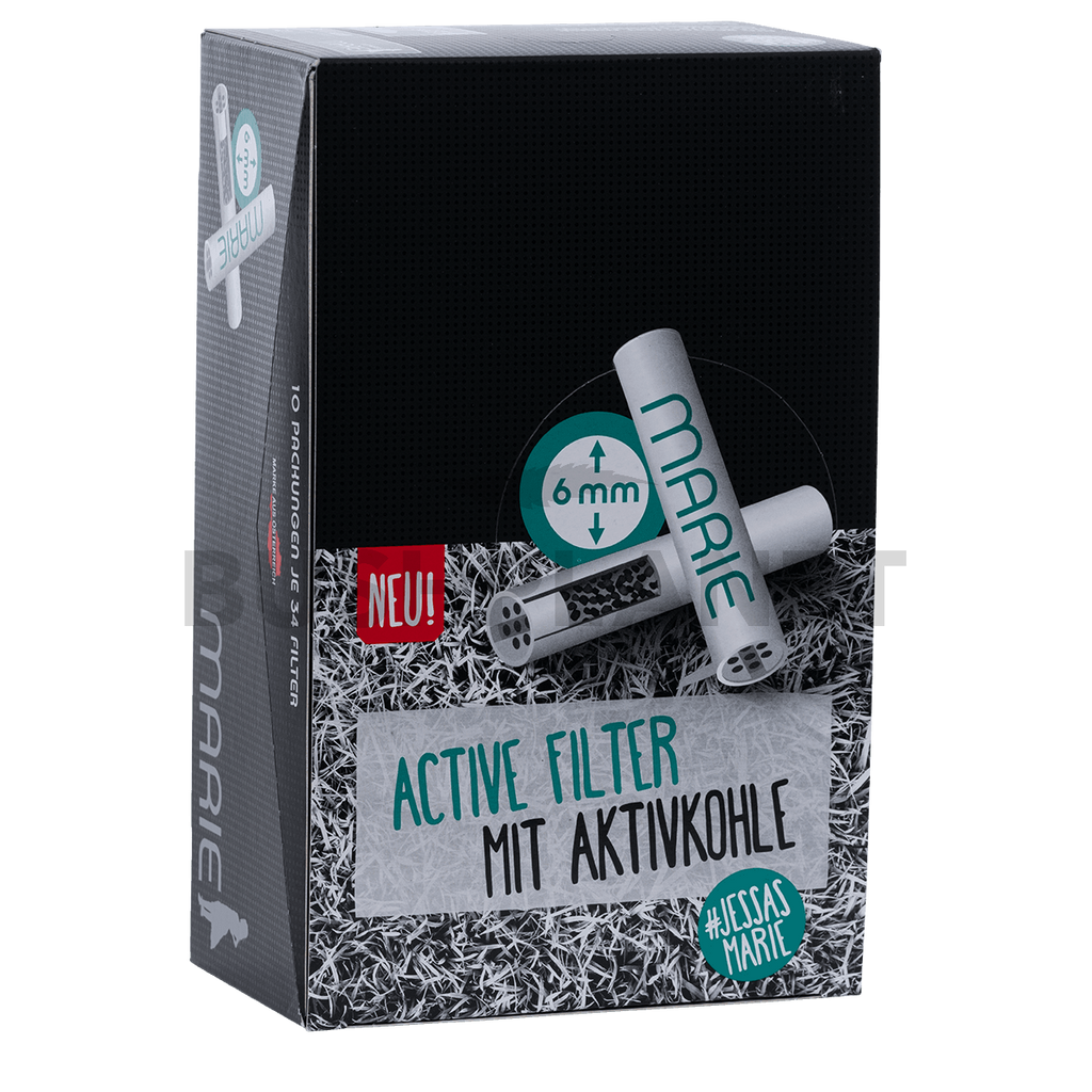 Marie Slim Aktivkohlefilter 6mm/34 st