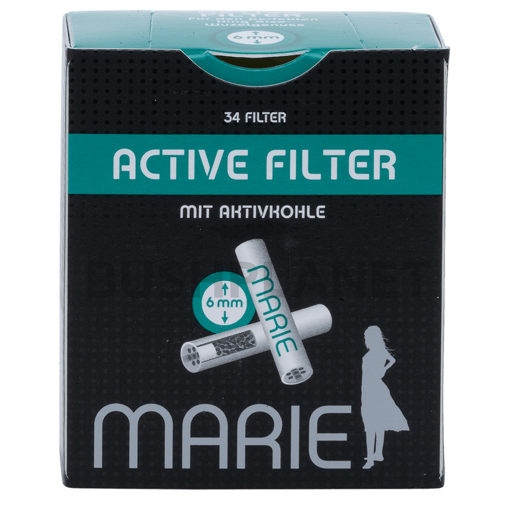 Marie Slim Aktivkohlefilter 6mm/34 st