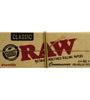 RAW CONNOISSEUR 1 1/4 + PREROLLED TIPS