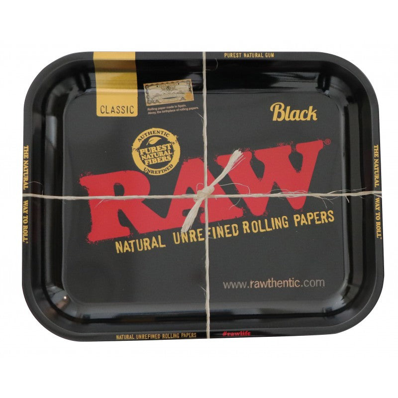 RAW METAL TRAY MEDIUM BLACK 27,5X33CM