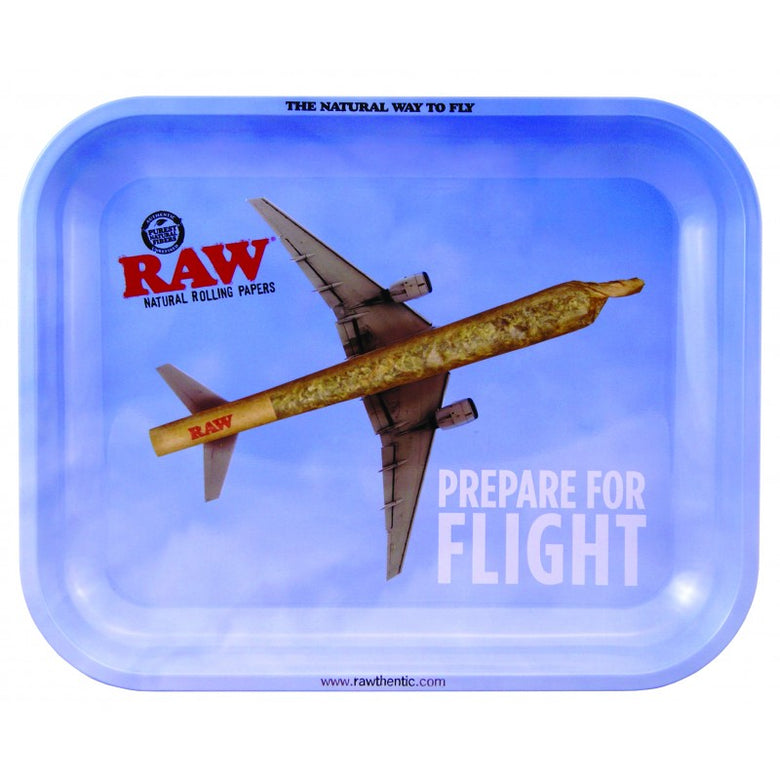 RAW METAL TRAY MEDIUM FLYING 27,5X33CM