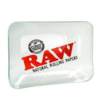 RAW STAR GLASS MINI ROLLING TRAY - 15CM X 10CM
