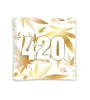 V SYNDICATE GLASS ASHTRAY 420 GOLD