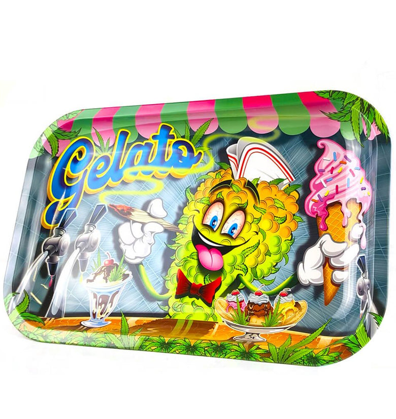 Gelato Metal Rolling Tray Medium