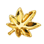 Champ High Leaf Glass Ashtrays