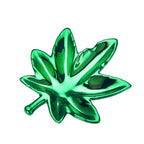 Champ High Leaf Glass Ashtrays