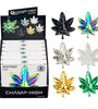 Champ High Leaf Glass Ashtrays