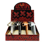 Zen Pipe Weed Leaves Metal Pipe